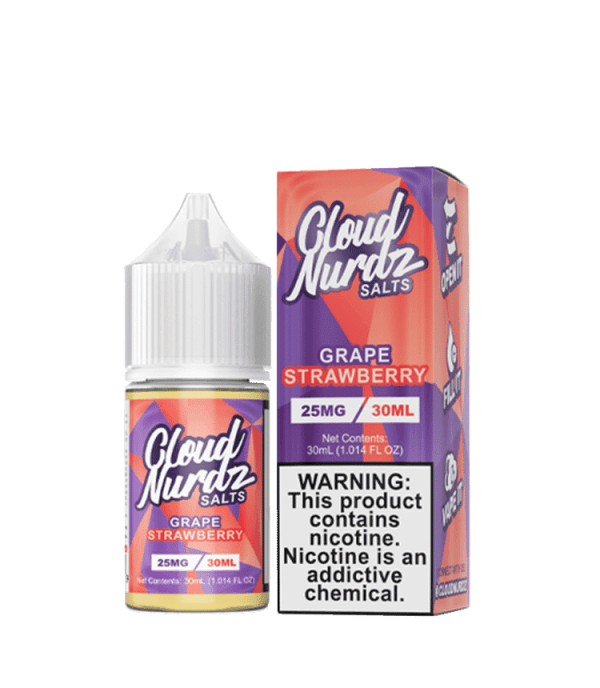 Cloud Nurdz Grape Strawberry Salts 30ml