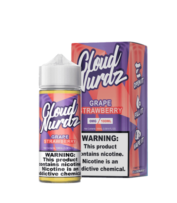 Cloud Nurdz Grape Strawberry 100ml