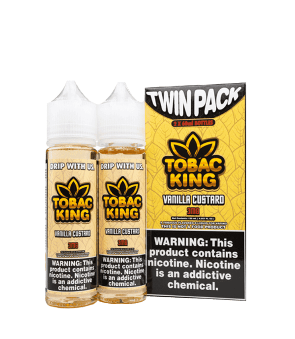 Tobac King Vanilla Custard (2 x 60ml)