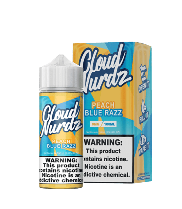 Cloud Nurdz Peach Blue Razz 100ml