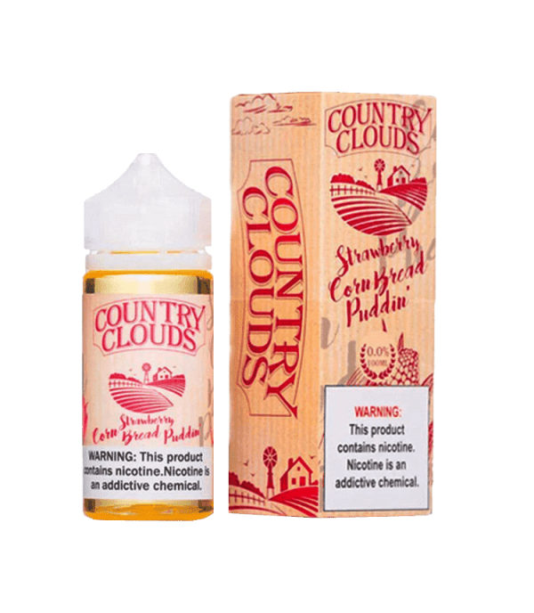 Country Clouds Strawberry Bread Puddin 100ml