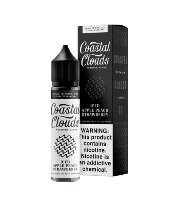 Coastal Clouds Iced Apple Peach Strawberry 60ml