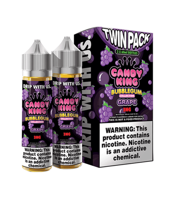 Candy King Bubblegum Collection - Grape (2x60ml)