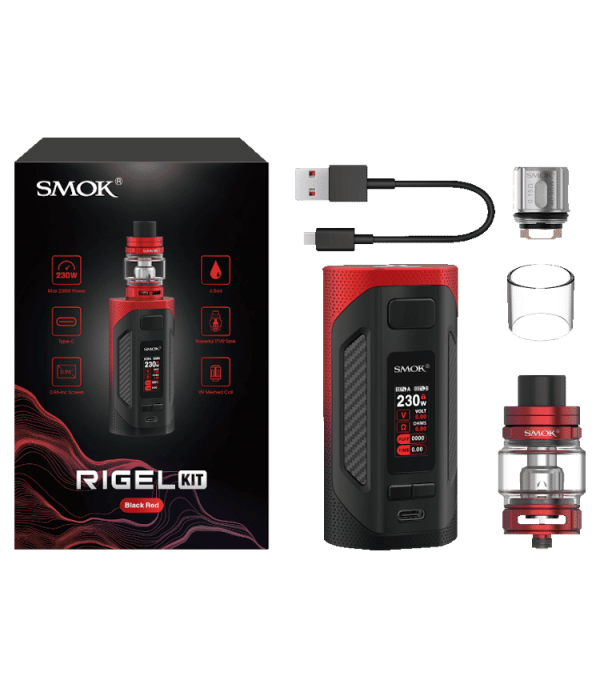 SMOK RIGEL Kit 230W w/ TFV9 Tank