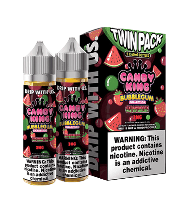 Candy King Bubblegum Collection - Strawberry Watermelon (2x60ml)